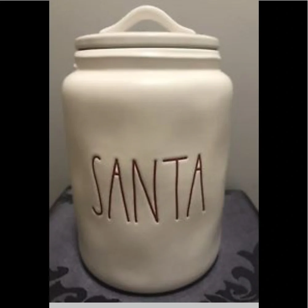 New Rae Dunn “SANTA” Christmas Jar